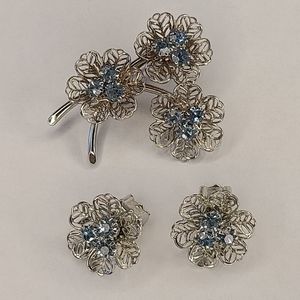 1960’s Brooch & Earrings